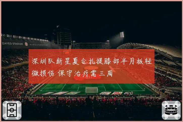 深圳队新星夏合扎提膝部半月板轻微损伤 保守治疗需三周